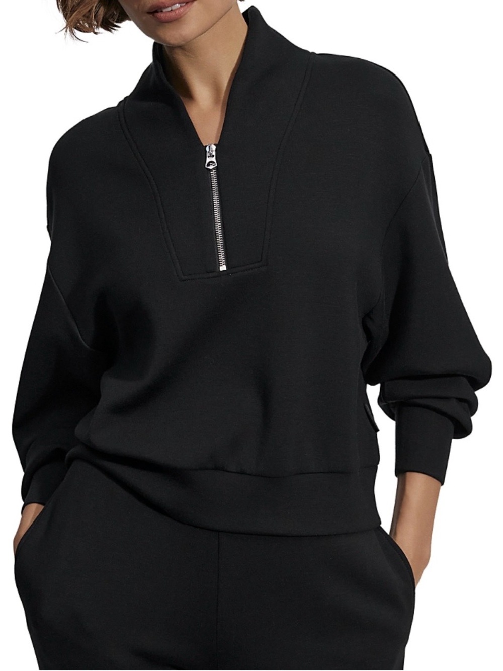 Varley Doublesoft Davidson
Quarter-zip Sweatshirt Black Small